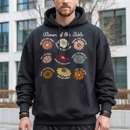 Women of the Bible Floral Virtues Design – Faith Floral – Unisex Tshirt / Hoodie / Sweatshirt - Faith Guided Life