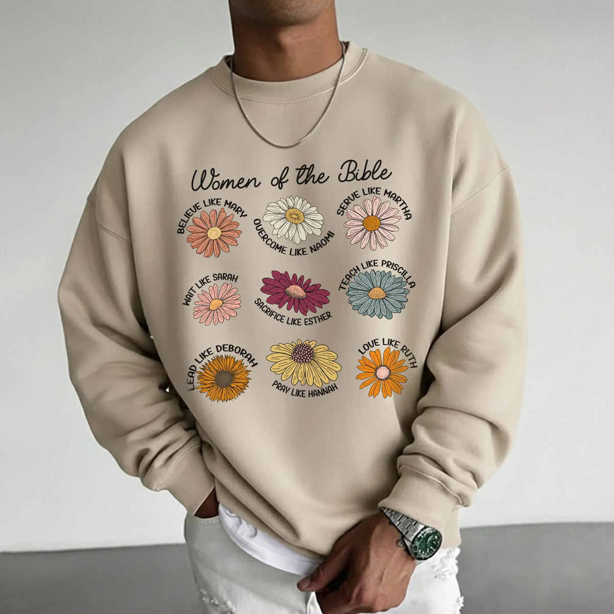 Women of the Bible Floral Virtues Design – Faith Floral – Unisex Tshirt / Hoodie / Sweatshirt - Faith Guided Life