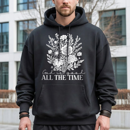 God Is Good All The Time Floral Bouquet Design – Faith Floral – Unisex Tshirt / Hoodie / Sweatshirt - Faith Guided Life