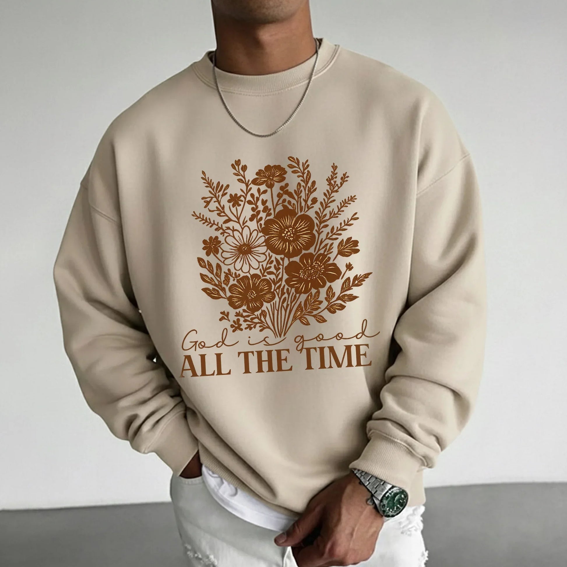God Is Good All The Time Floral Bouquet Design – Faith Floral – Unisex Tshirt / Hoodie / Sweatshirt - Faith Guided Life