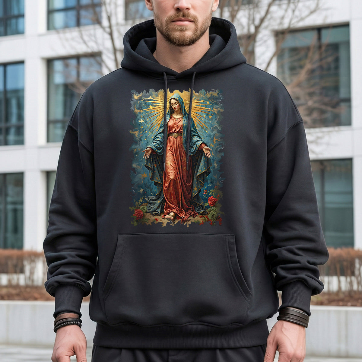 Virgin Mary Inspirational Artwork – Unisex Tshirt / Hoodie / Sweatshirt