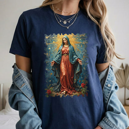 Virgin Mary Inspirational Artwork – Unisex Tshirt / Hoodie / Sweatshirt