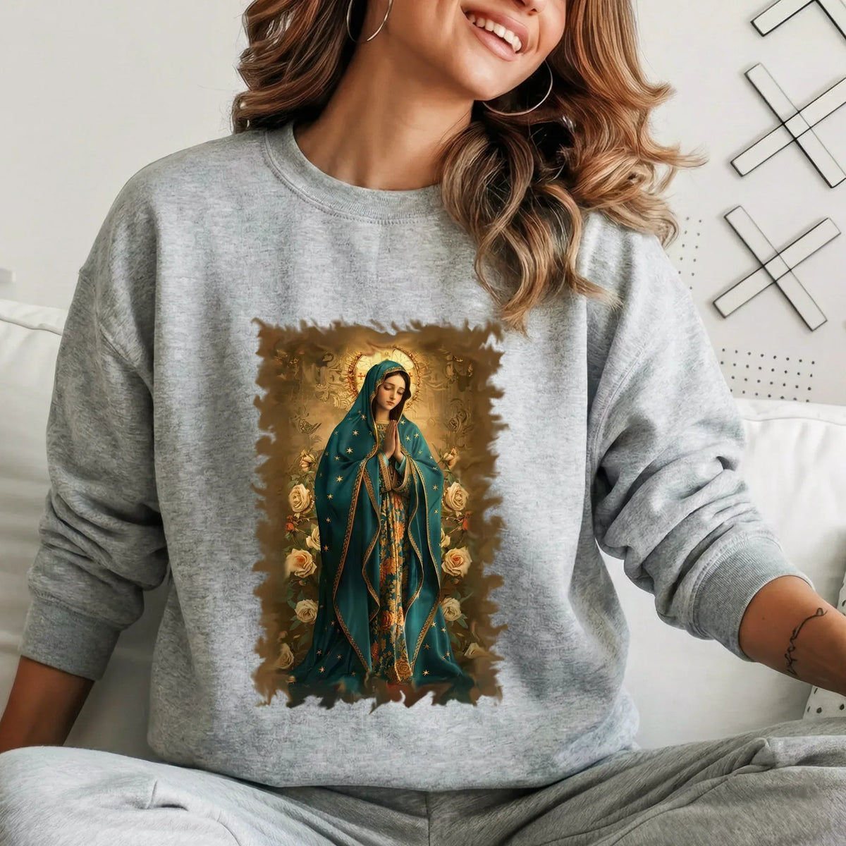 Our Lady Of The Blessed Prayer - Grace Mother - Unisex Tshirt / Hoodie / Sweatshirt - Faith Guided Life