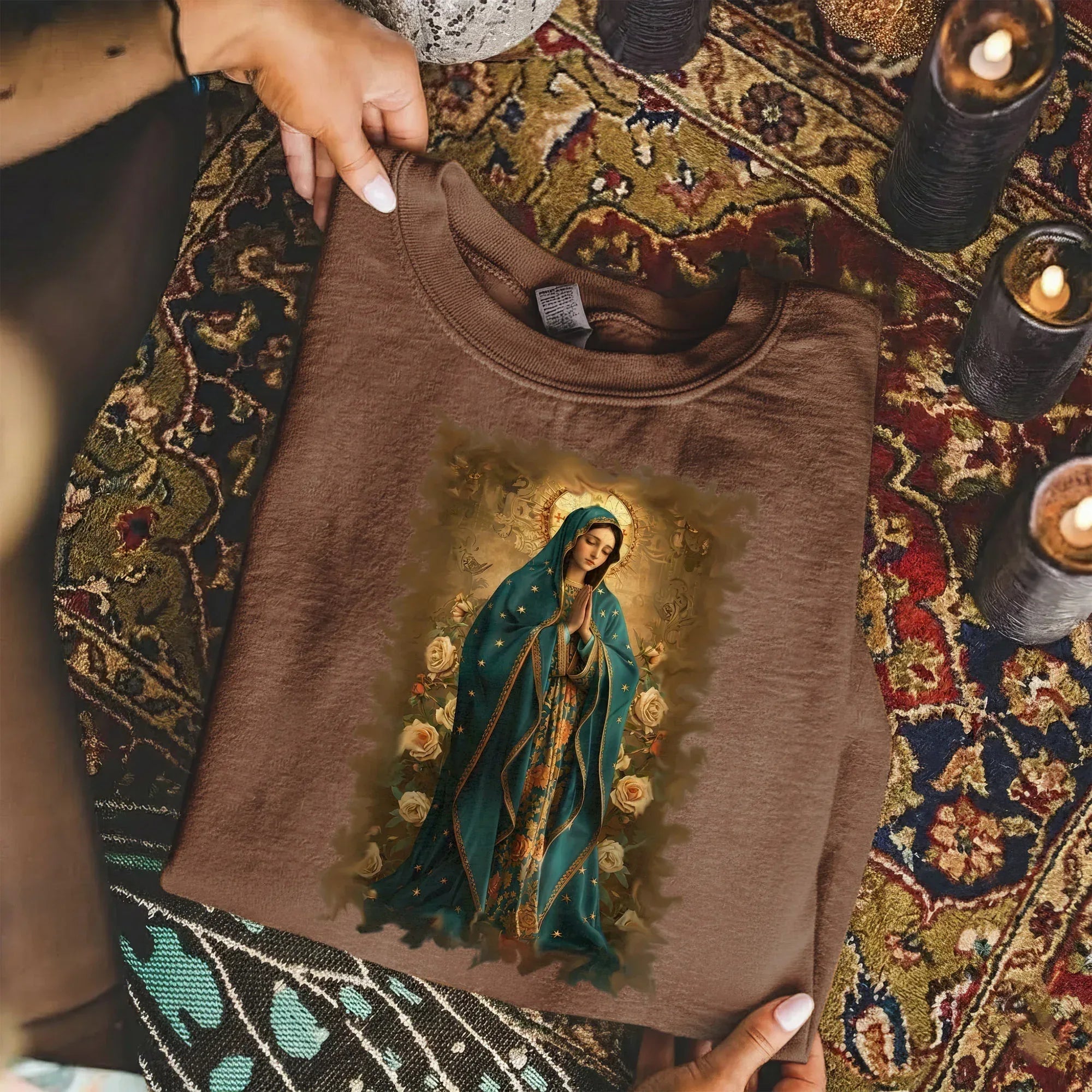 Our Lady Of The Blessed Prayer - Grace Mother - Unisex Tshirt / Hoodie / Sweatshirt - Faith Guided Life