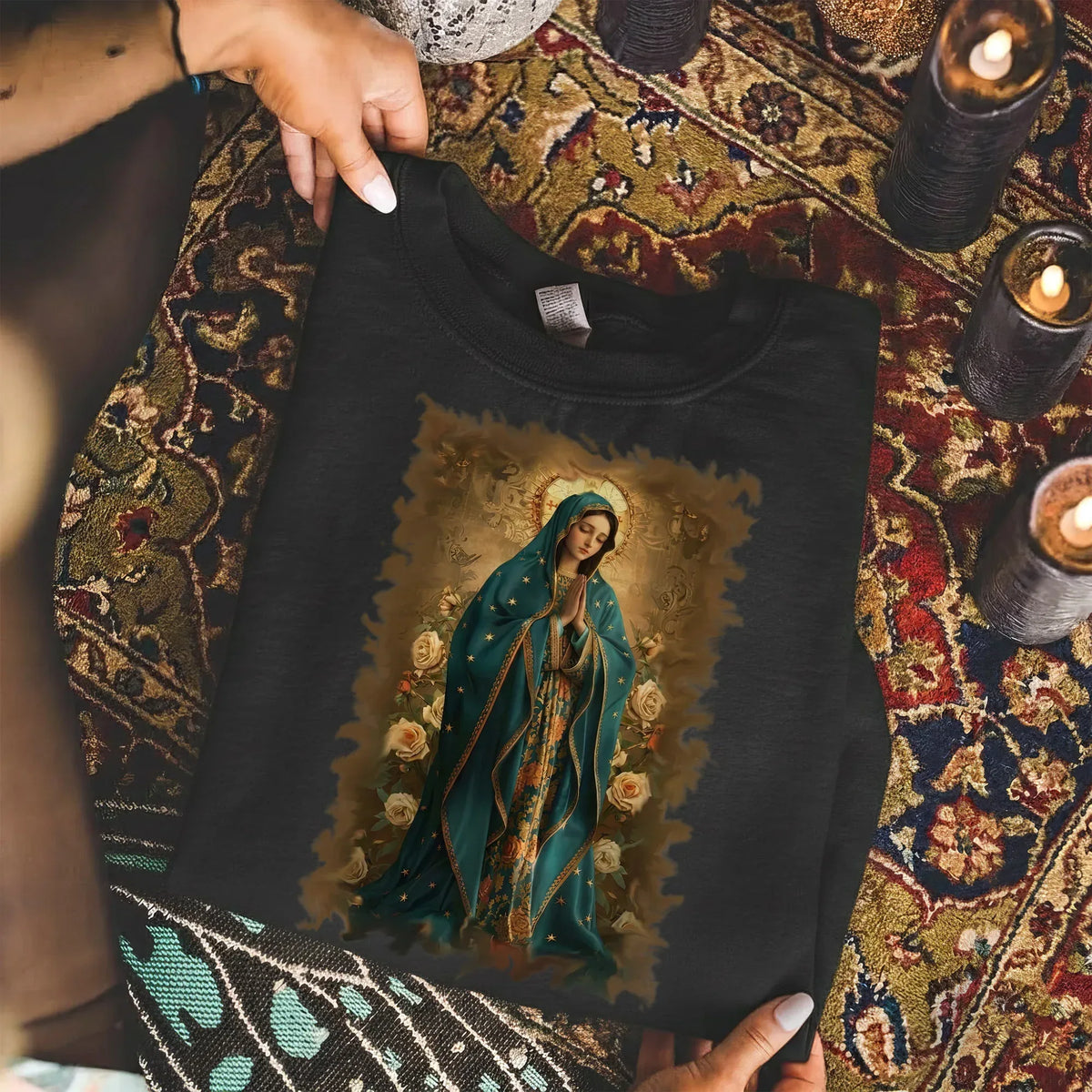 Our Lady Of The Blessed Prayer - Grace Mother - Unisex Tshirt / Hoodie / Sweatshirt - Faith Guided Life
