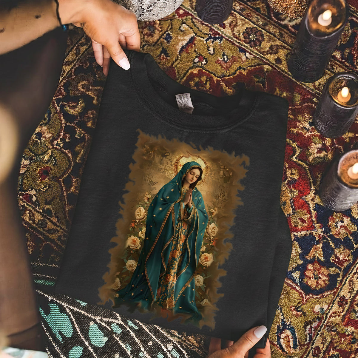Our Lady of Guadalupe Faith – Unisex Tshirt / Hoodie / Sweatshirt