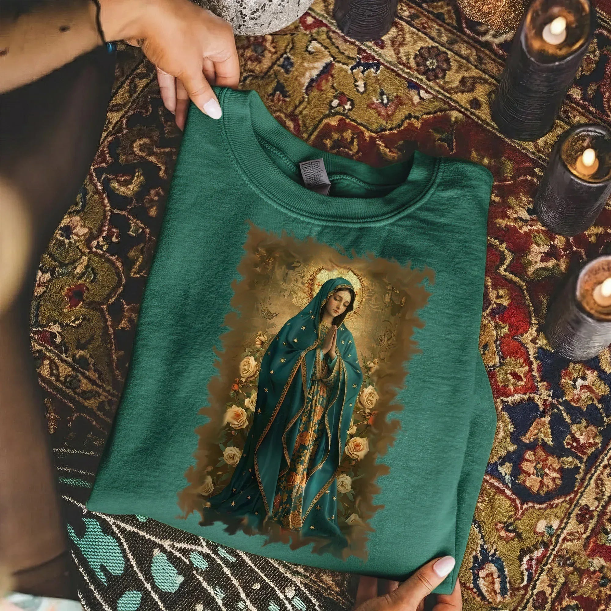 Our Lady Of The Blessed Prayer - Grace Mother - Unisex Tshirt / Hoodie / Sweatshirt - Faith Guided Life