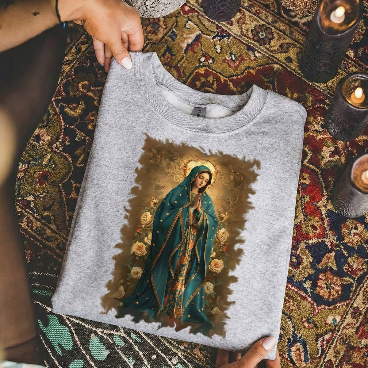 Our Lady of Guadalupe Faith – Unisex Tshirt / Hoodie / Sweatshirt