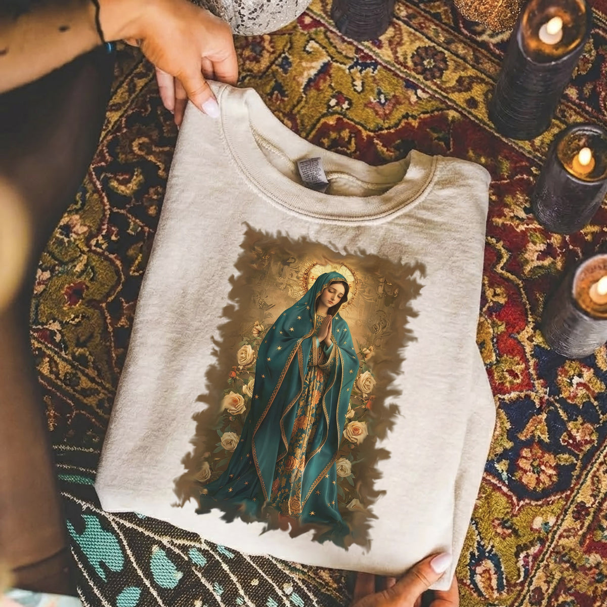 Our Lady of Guadalupe Faith – Unisex Tshirt / Hoodie / Sweatshirt