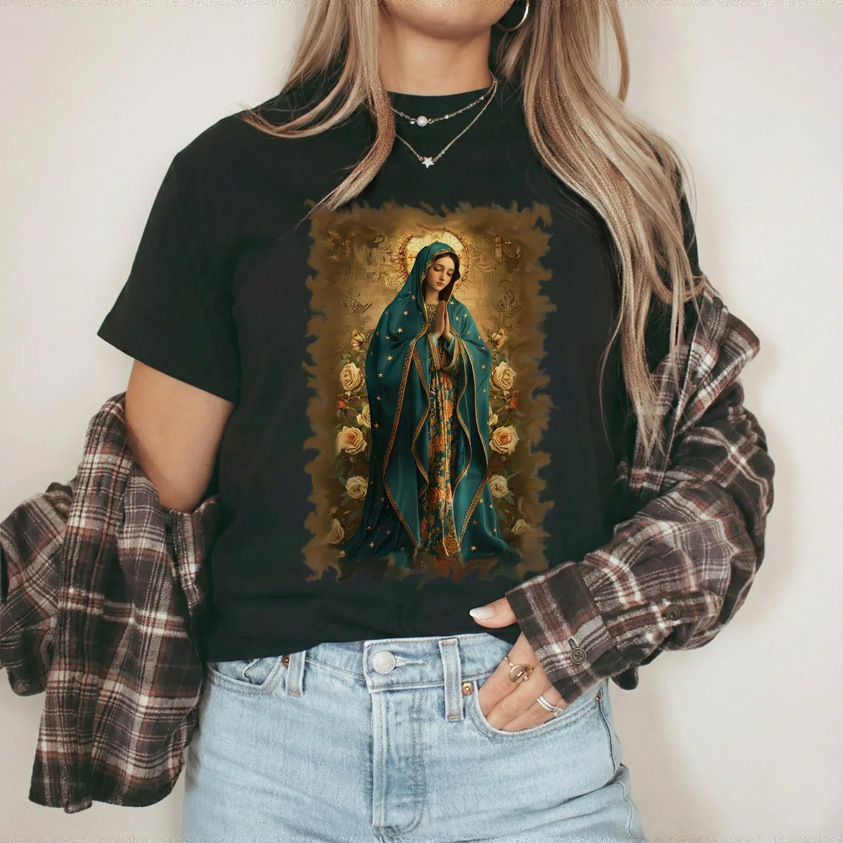 Our Lady Of The Blessed Prayer - Grace Mother - Unisex Tshirt / Hoodie / Sweatshirt - Faith Guided Life