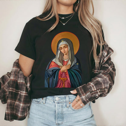 Virgin Mary of the Roses Inspirational – Unisex Tshirt / Hoodie / Sweatshirt