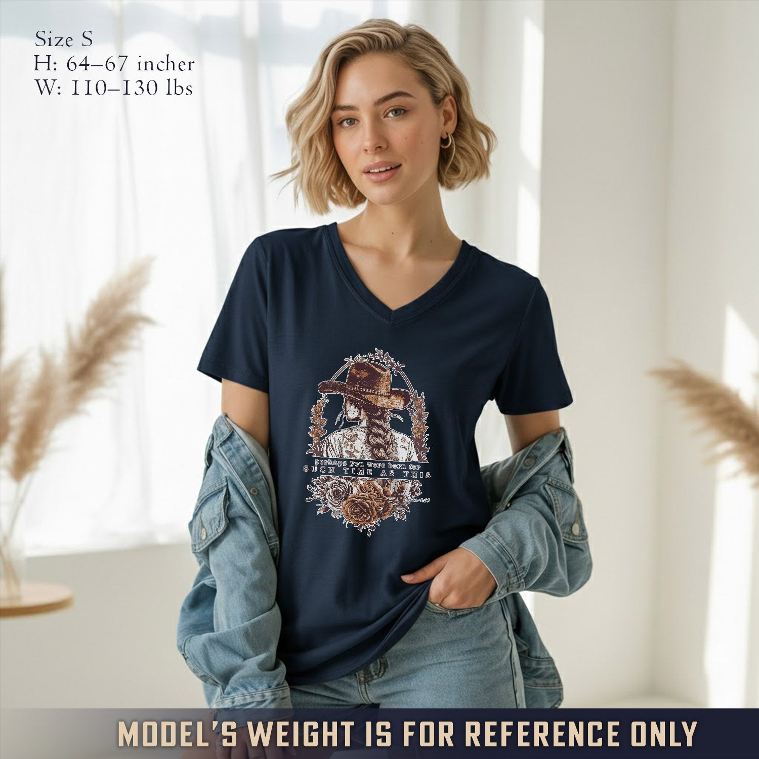Perhaps You Were Born For Such a Time as This - V-Neck Christian Shirt