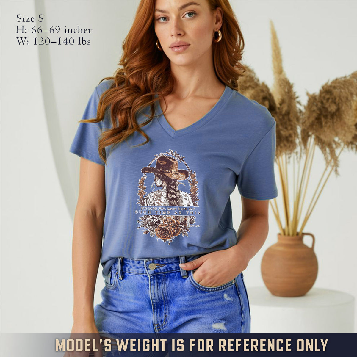 Perhaps You Were Born For Such a Time as This - V-Neck Christian Shirt