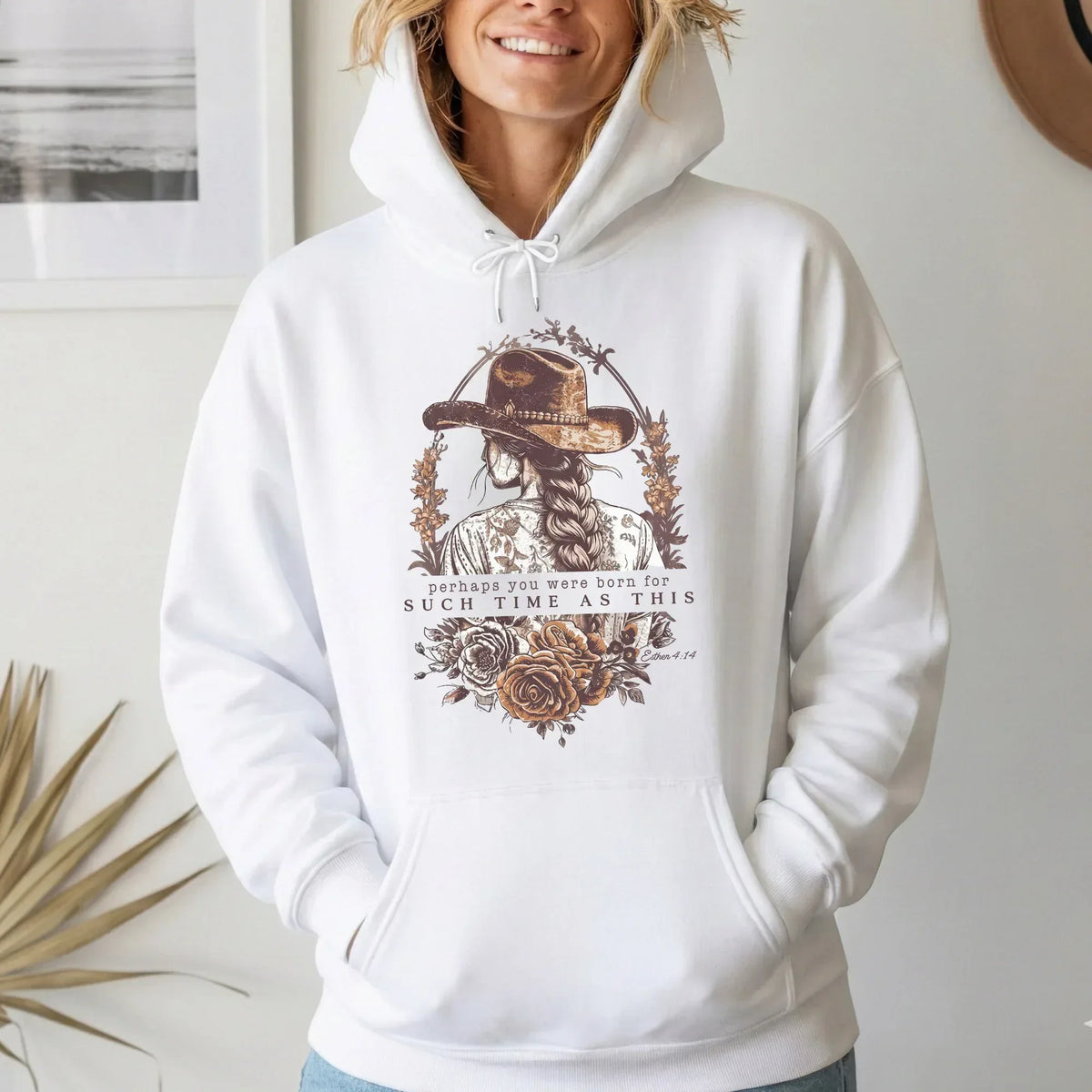 Perhaps You Were Born For Such a Time as This – Faith Floral – Unisex Tshirt / Hoodie / Sweatshirt - Faith Guided Life