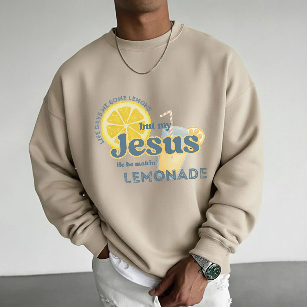 Jesus Makes Lemonade Retro Citrus Design – Faith Message – Unisex Tshirt / Hoodie / Sweatshirt - Faith Guided Life