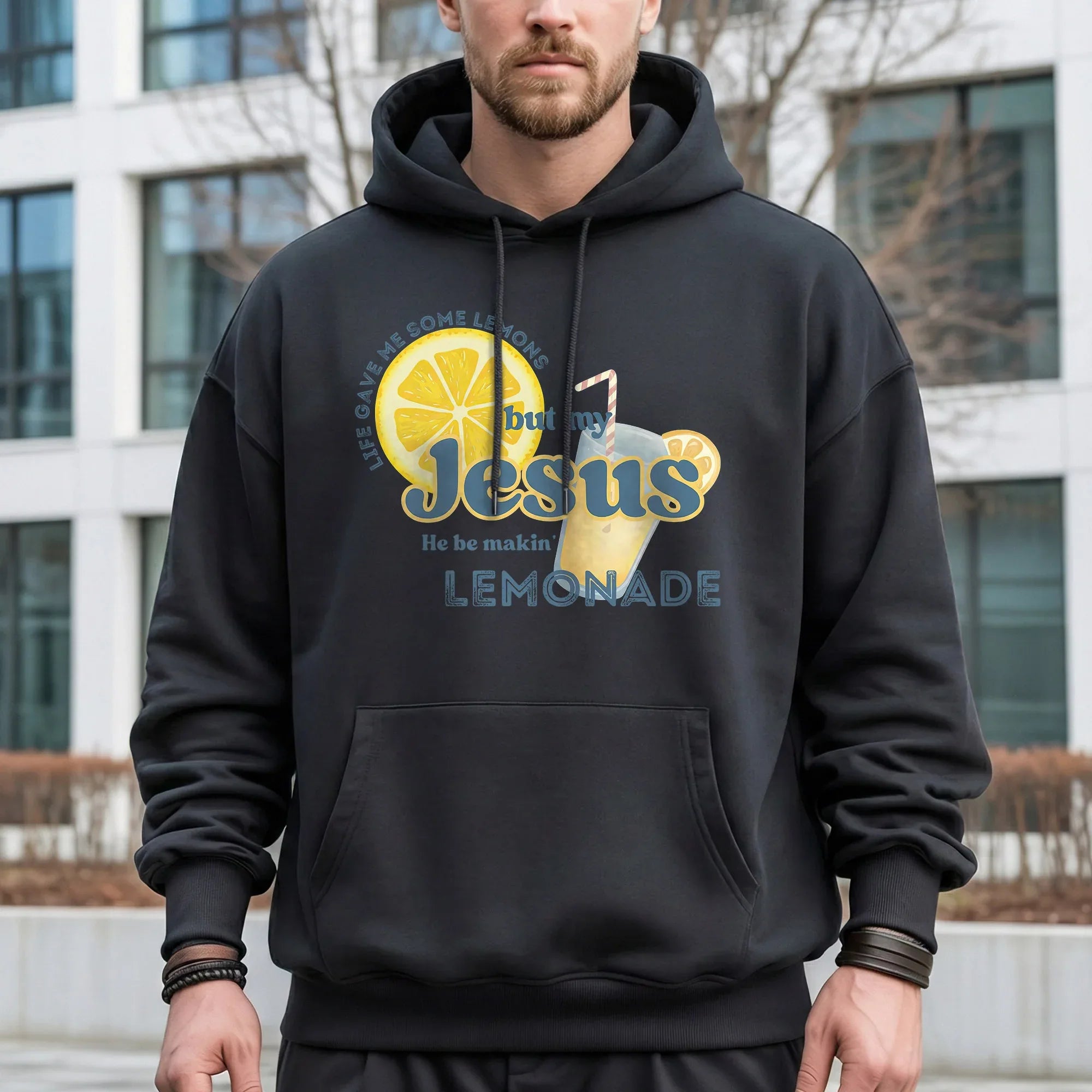 Jesus Makes Lemonade Retro Citrus Design – Faith Message – Unisex Tshirt / Hoodie / Sweatshirt - Faith Guided Life
