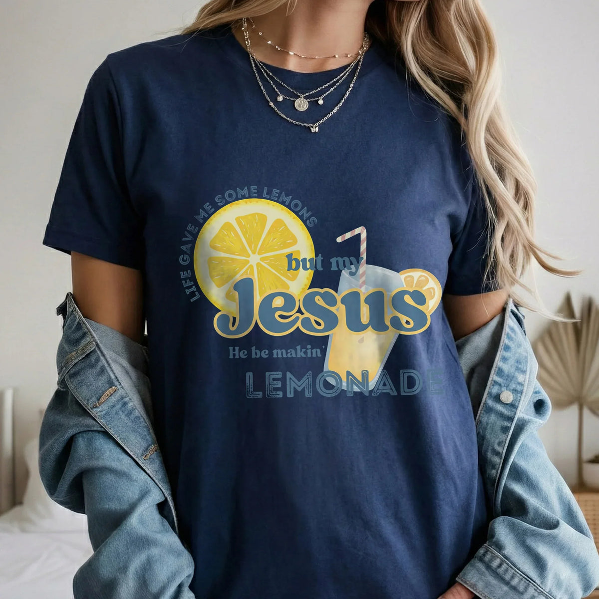 Jesus Makes Lemonade Retro Citrus Design – Faith Message – Unisex Tshirt / Hoodie / Sweatshirt - Faith Guided Life