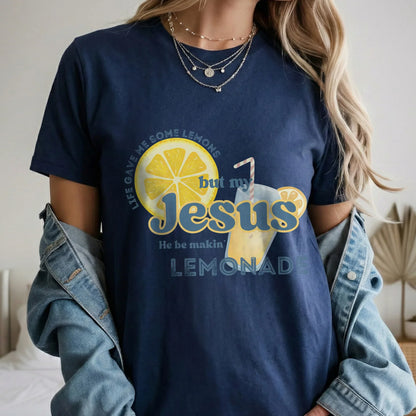 Jesus Makes Lemonade Retro Citrus Design – Faith Message – Unisex Tshirt / Hoodie / Sweatshirt - Faith Guided Life