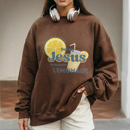 Jesus Makes Lemonade Retro Citrus Design – Faith Message – Unisex Tshirt / Hoodie / Sweatshirt - Faith Guided Life