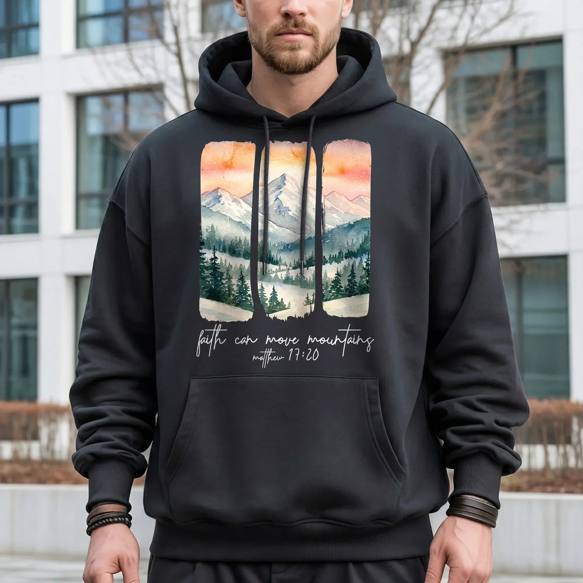 Faith Can Move Mountains – Landscape of Creation – Unisex T-shirt / Hoodie / Sweatshirt - Faith Guided Life
