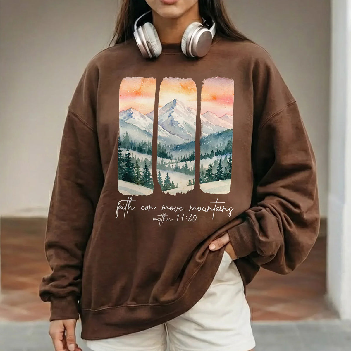 Faith Can Move Mountains – Landscape of Creation – Unisex T-shirt / Hoodie / Sweatshirt - Faith Guided Life