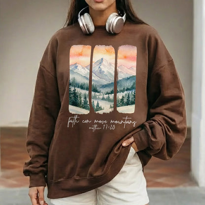 Faith Can Move Mountains – Landscape of Creation – Unisex T-shirt / Hoodie / Sweatshirt - Faith Guided Life
