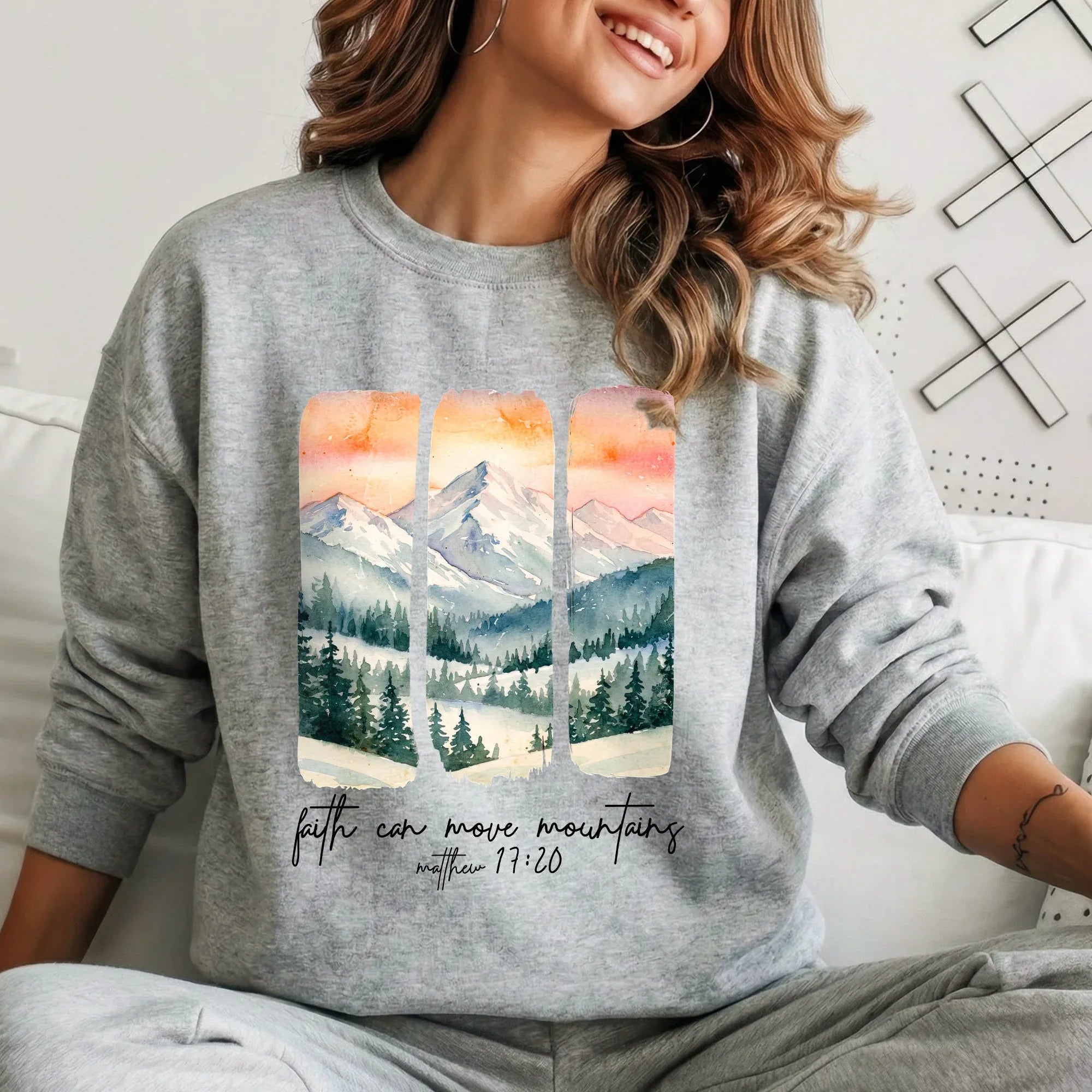 Faith Can Move Mountains – Landscape of Creation – Unisex T-shirt / Hoodie / Sweatshirt - Faith Guided Life