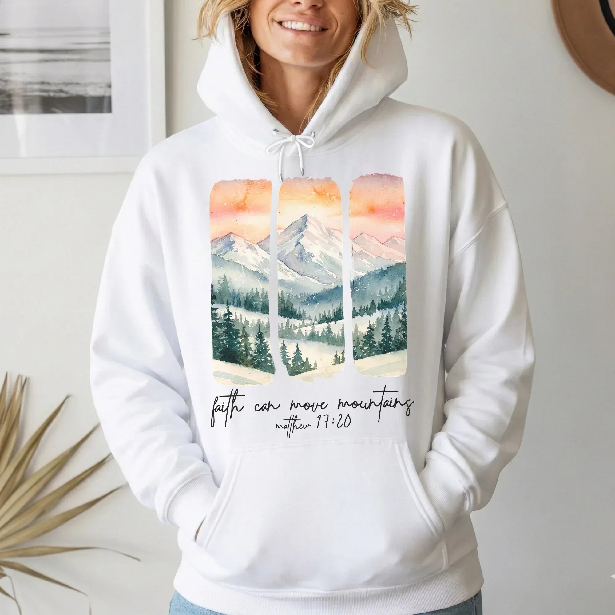 Faith Can Move Mountains – Landscape of Creation – Unisex T-shirt / Hoodie / Sweatshirt - Faith Guided Life