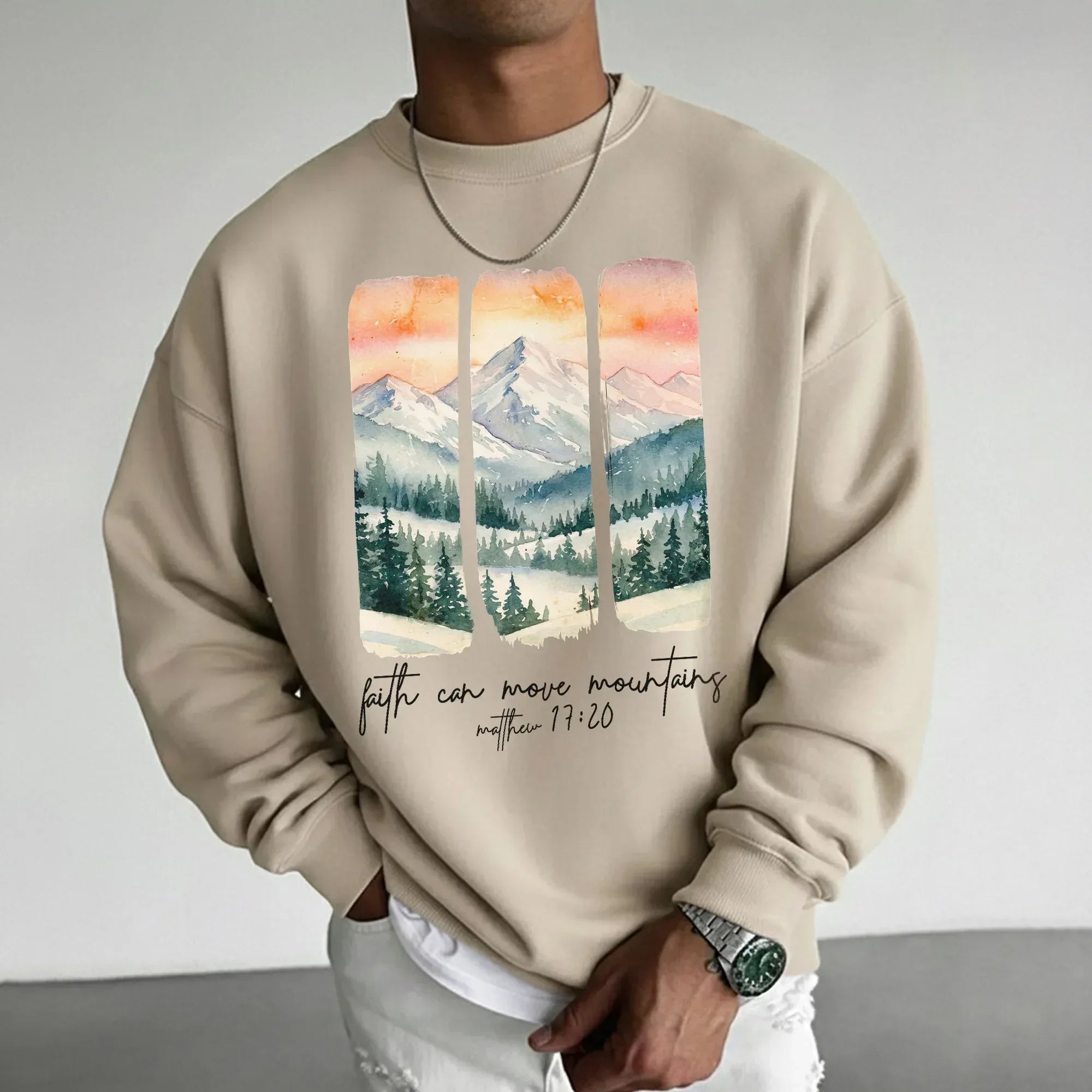 Faith Can Move Mountains – Landscape of Creation – Unisex T-shirt / Hoodie / Sweatshirt - Faith Guided Life