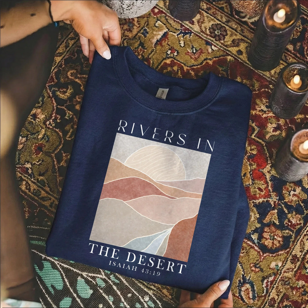 Rivers in the Desert – Landscape of Creation – Unisex T-shirt / Hoodie / Sweatshirt - Faith Guided Life