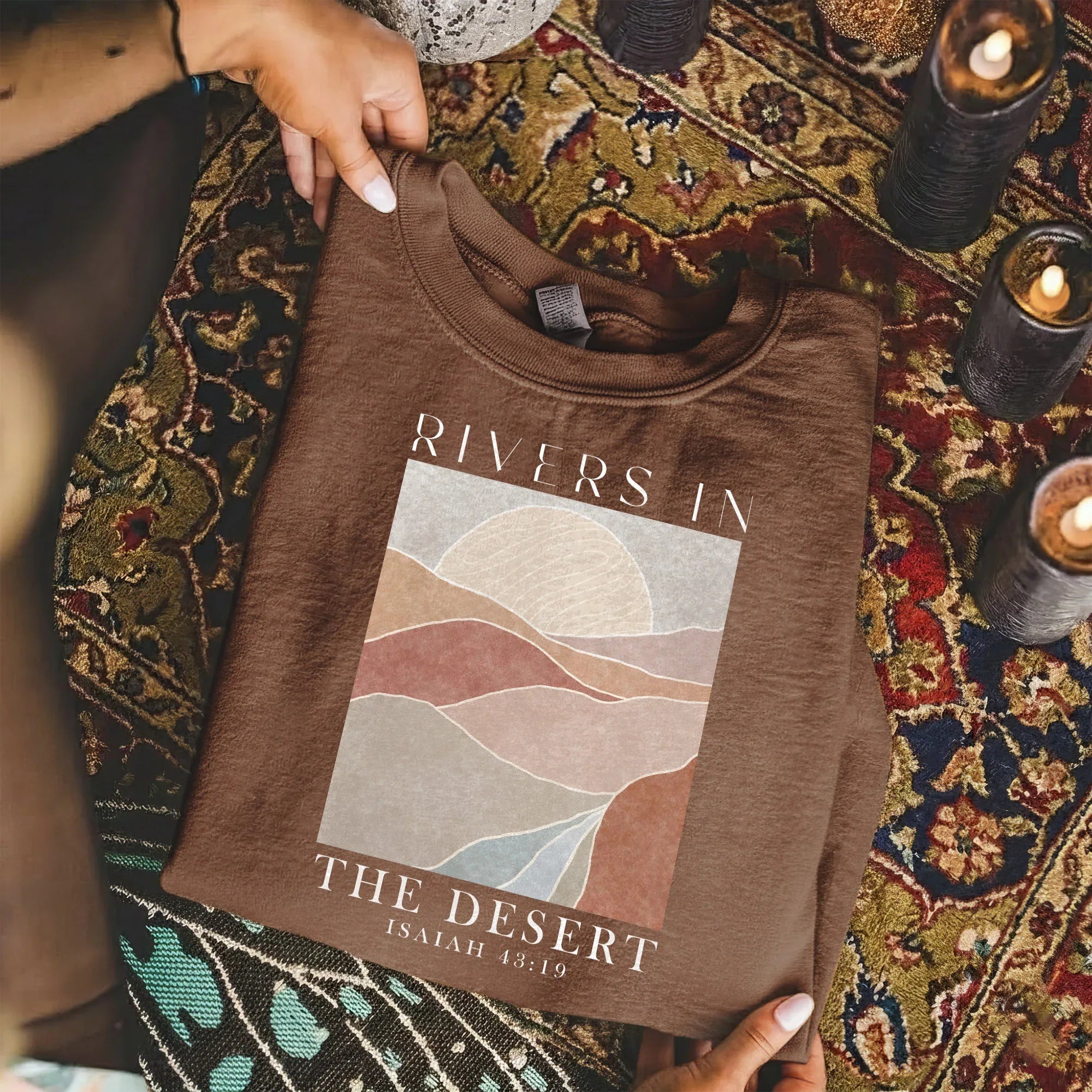 Rivers in the Desert – Landscape of Creation – Unisex T-shirt / Hoodie / Sweatshirt - Faith Guided Life