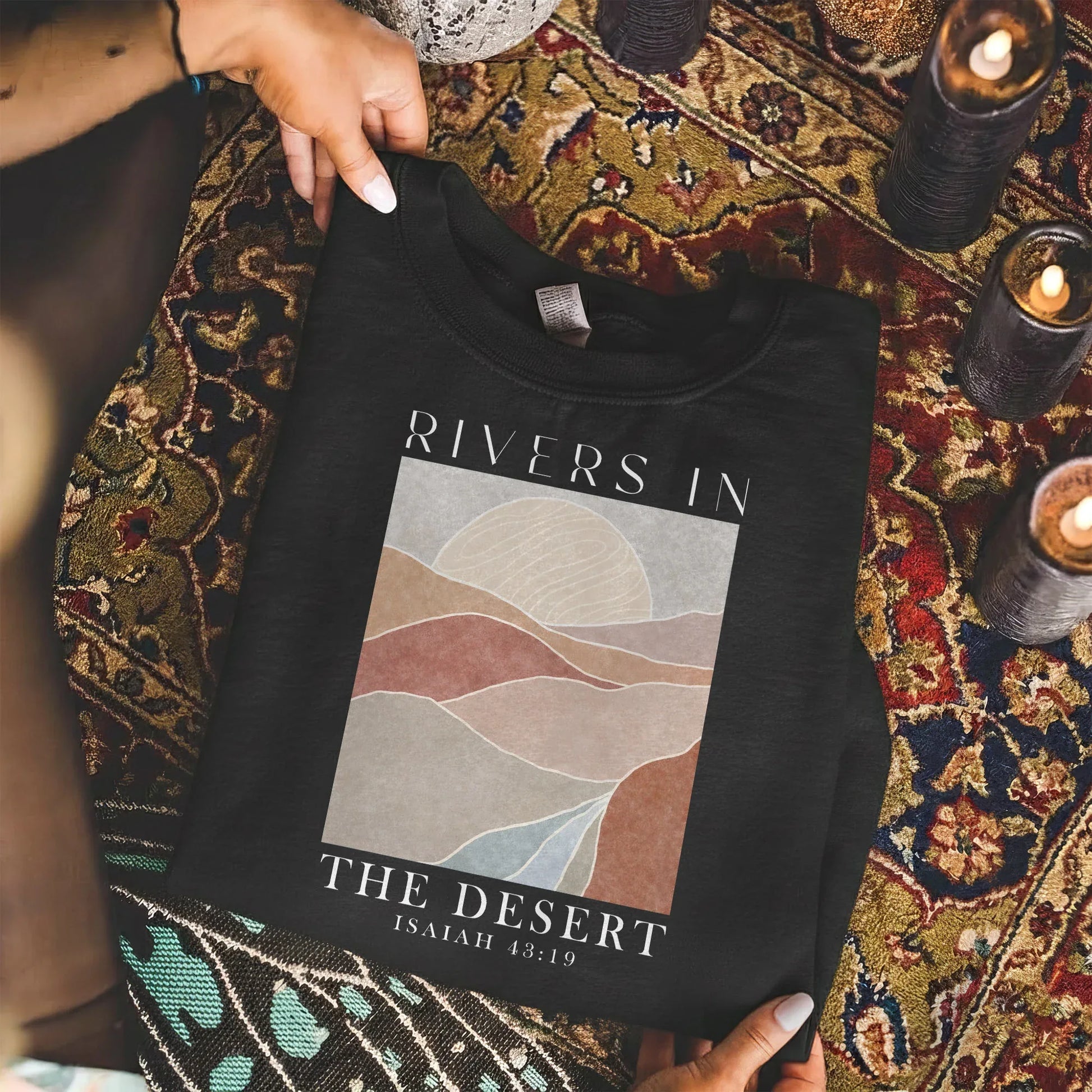 Rivers in the Desert – Landscape of Creation – Unisex T-shirt / Hoodie / Sweatshirt - Faith Guided Life