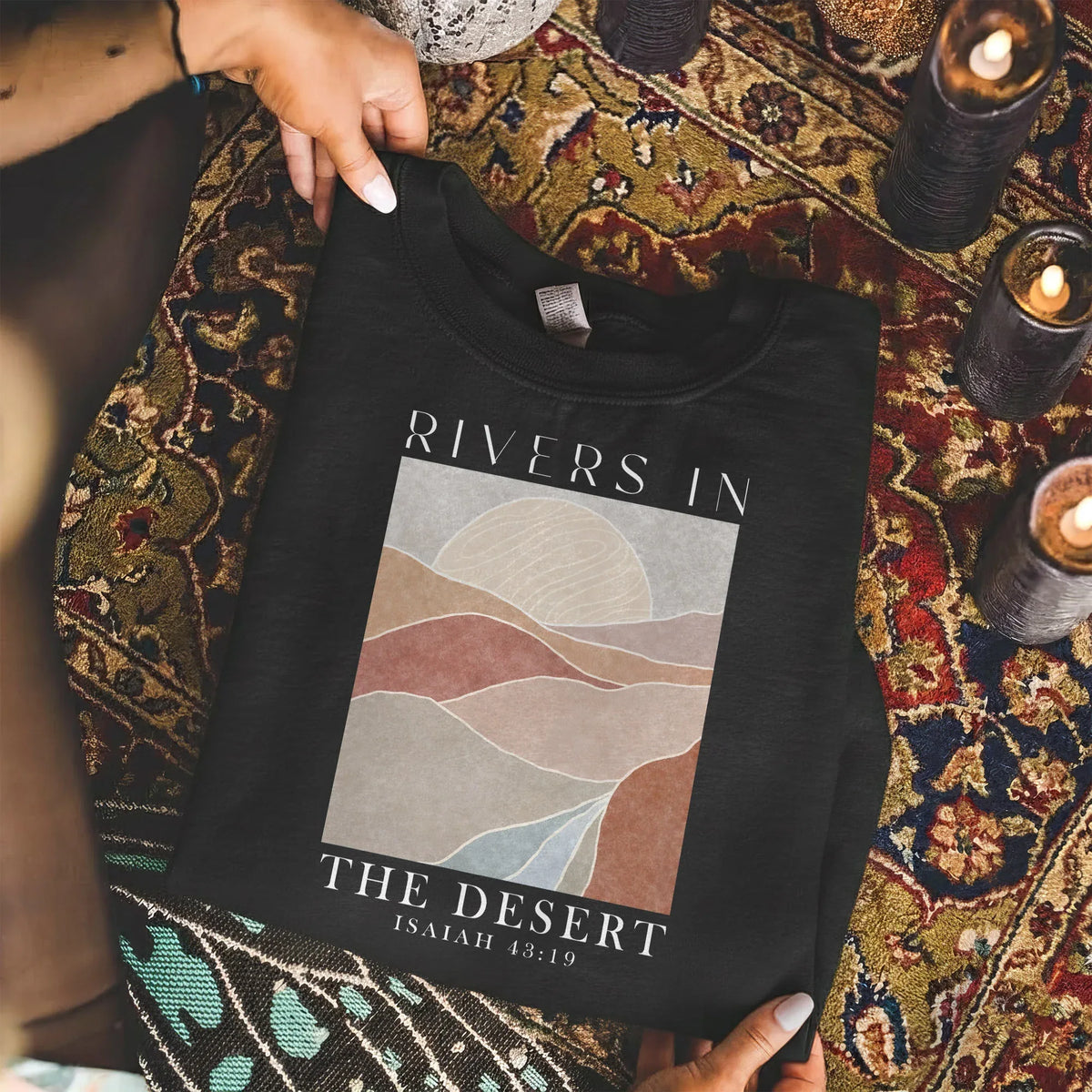 Rivers in the Desert – Landscape of Creation – Unisex T-shirt / Hoodie / Sweatshirt - Faith Guided Life