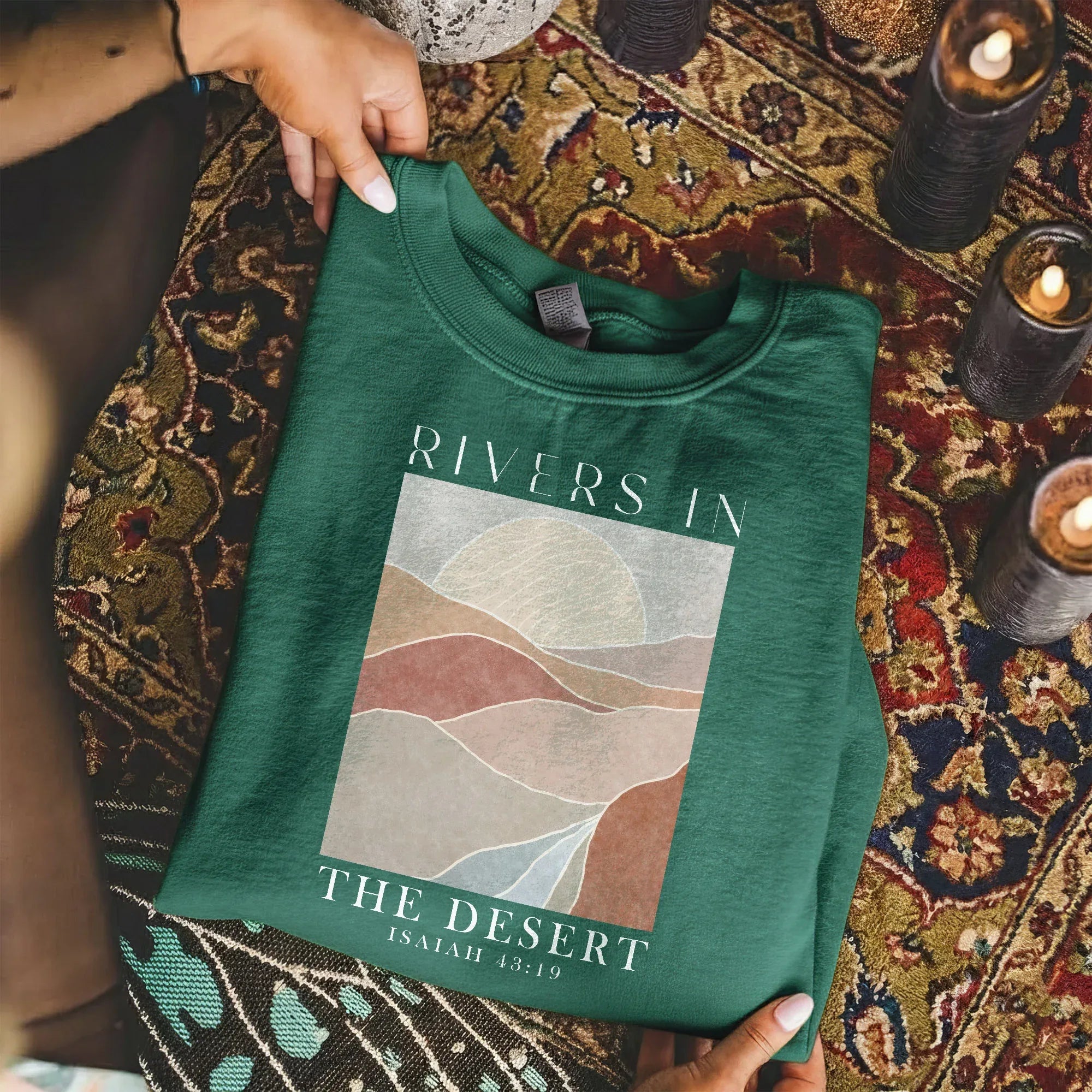 Rivers in the Desert – Landscape of Creation – Unisex T-shirt / Hoodie / Sweatshirt - Faith Guided Life