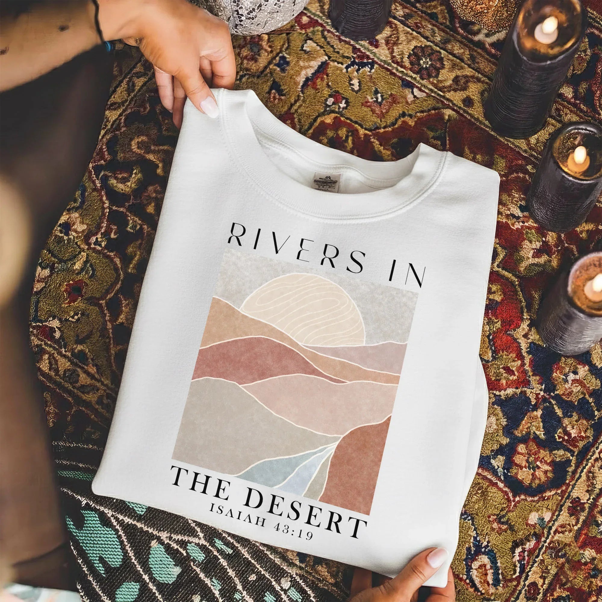Rivers in the Desert – Landscape of Creation – Unisex T-shirt / Hoodie / Sweatshirt - Faith Guided Life