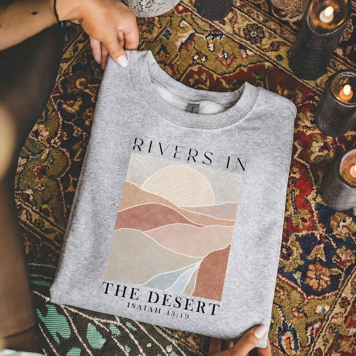Rivers in the Desert – Landscape of Creation – Unisex T-shirt / Hoodie / Sweatshirt - Faith Guided Life