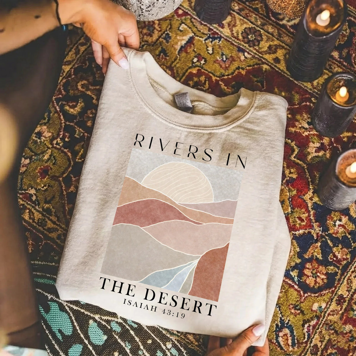 Rivers in the Desert – Landscape of Creation – Unisex T-shirt / Hoodie / Sweatshirt - Faith Guided Life