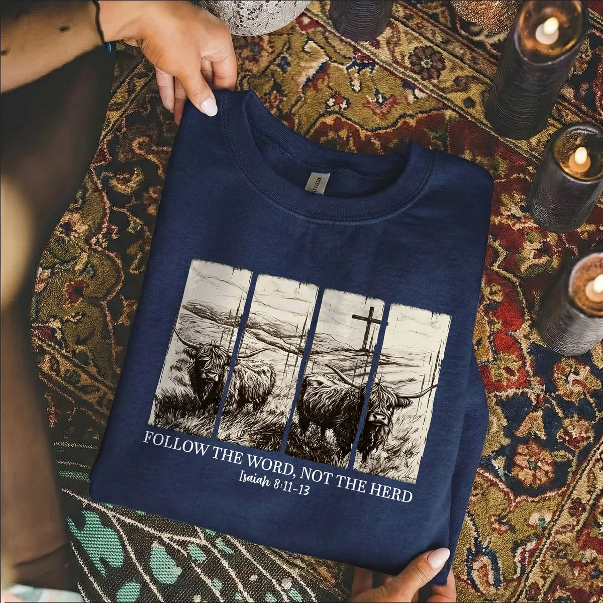 Follow the Word, Not the Herd – Landscape of Creation – Unisex Tshirt / Hoodie / Sweatshirt - Faith Guided Life