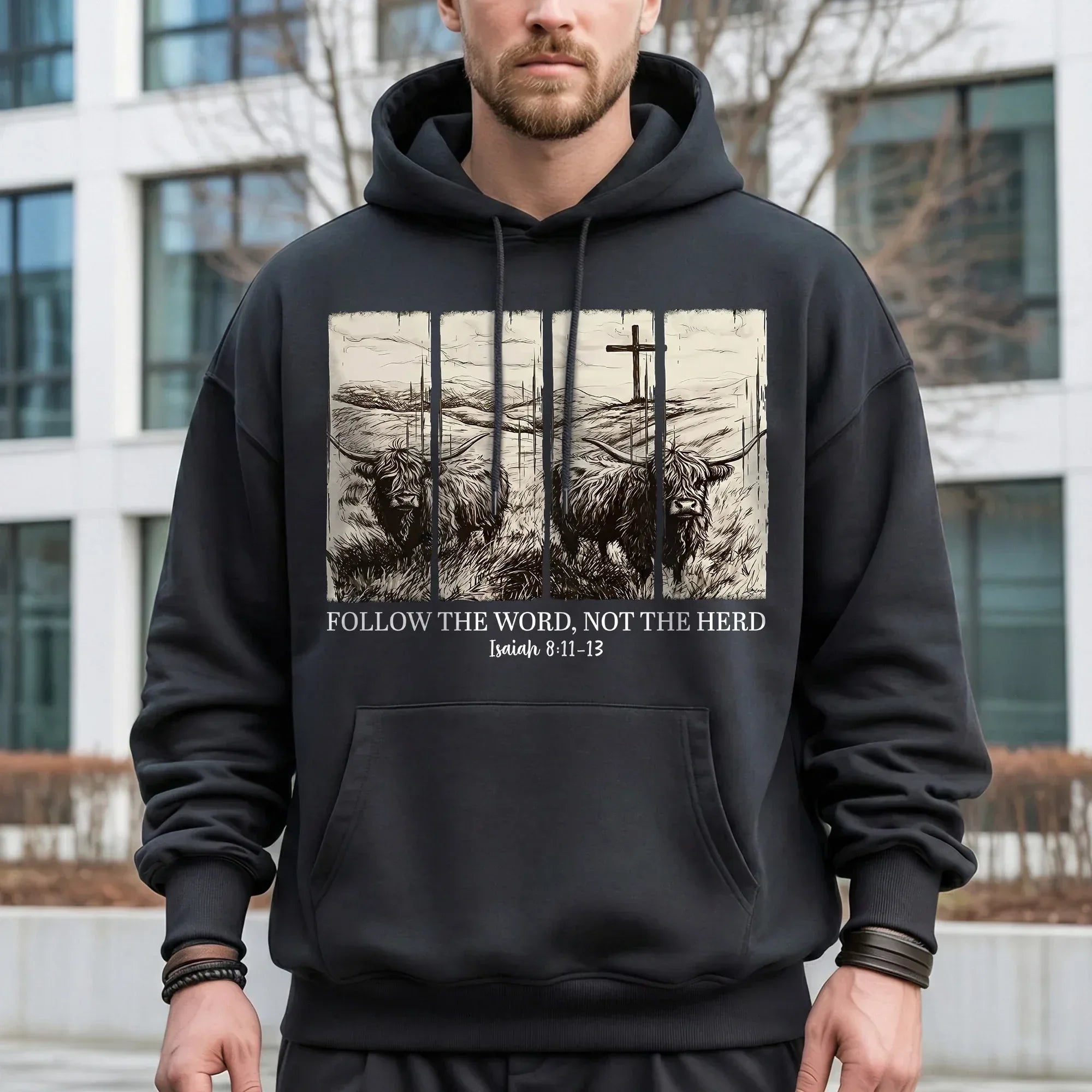 Follow the Word, Not the Herd – Landscape of Creation – Unisex Tshirt / Hoodie / Sweatshirt - Faith Guided Life