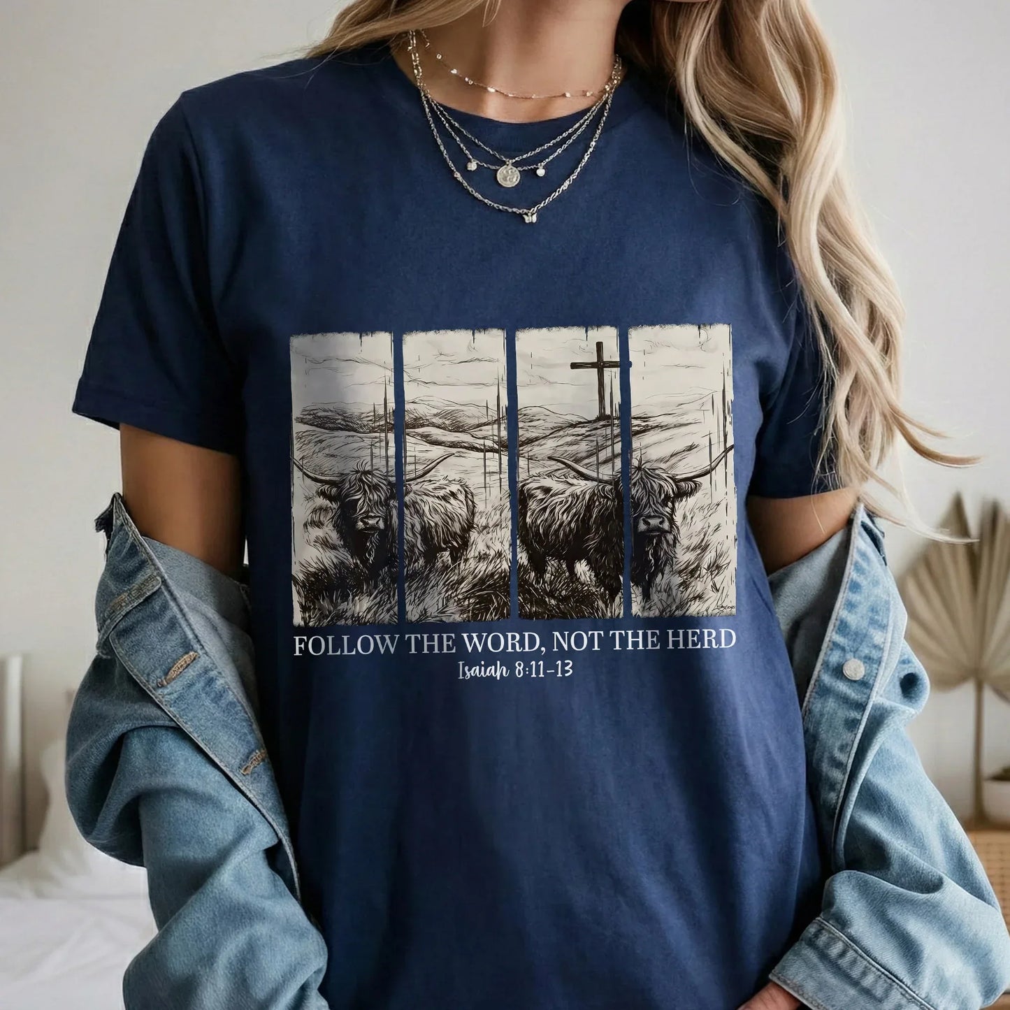 Follow the Word, Not the Herd – Landscape of Creation – Unisex Tshirt / Hoodie / Sweatshirt - Faith Guided Life