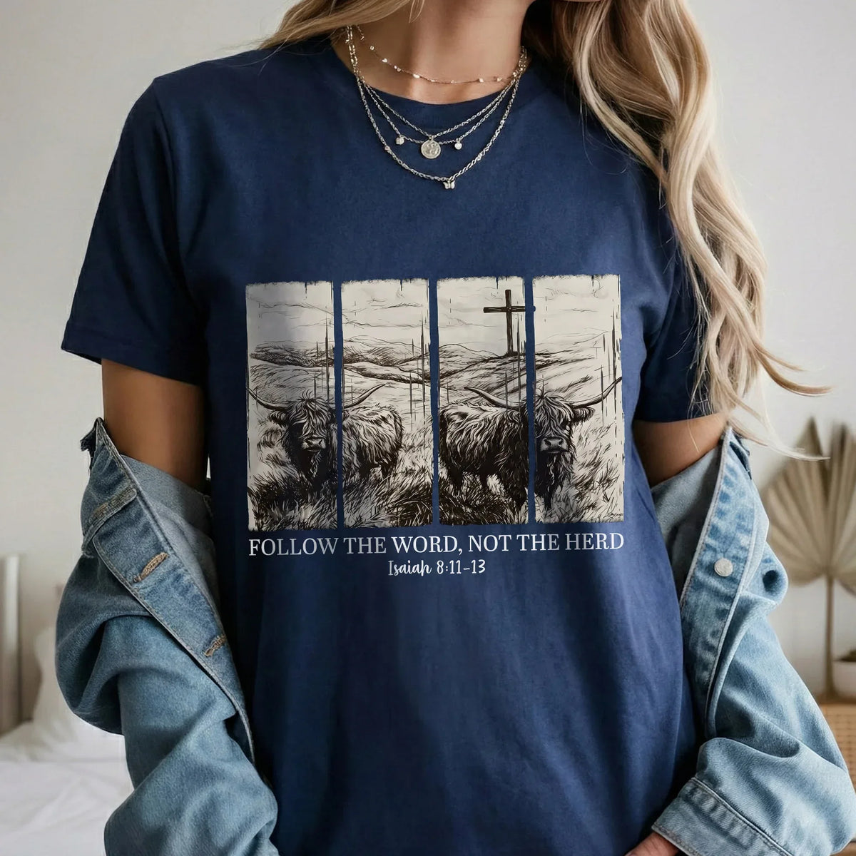 Follow the Word, Not the Herd – Landscape of Creation – Unisex Tshirt / Hoodie / Sweatshirt - Faith Guided Life