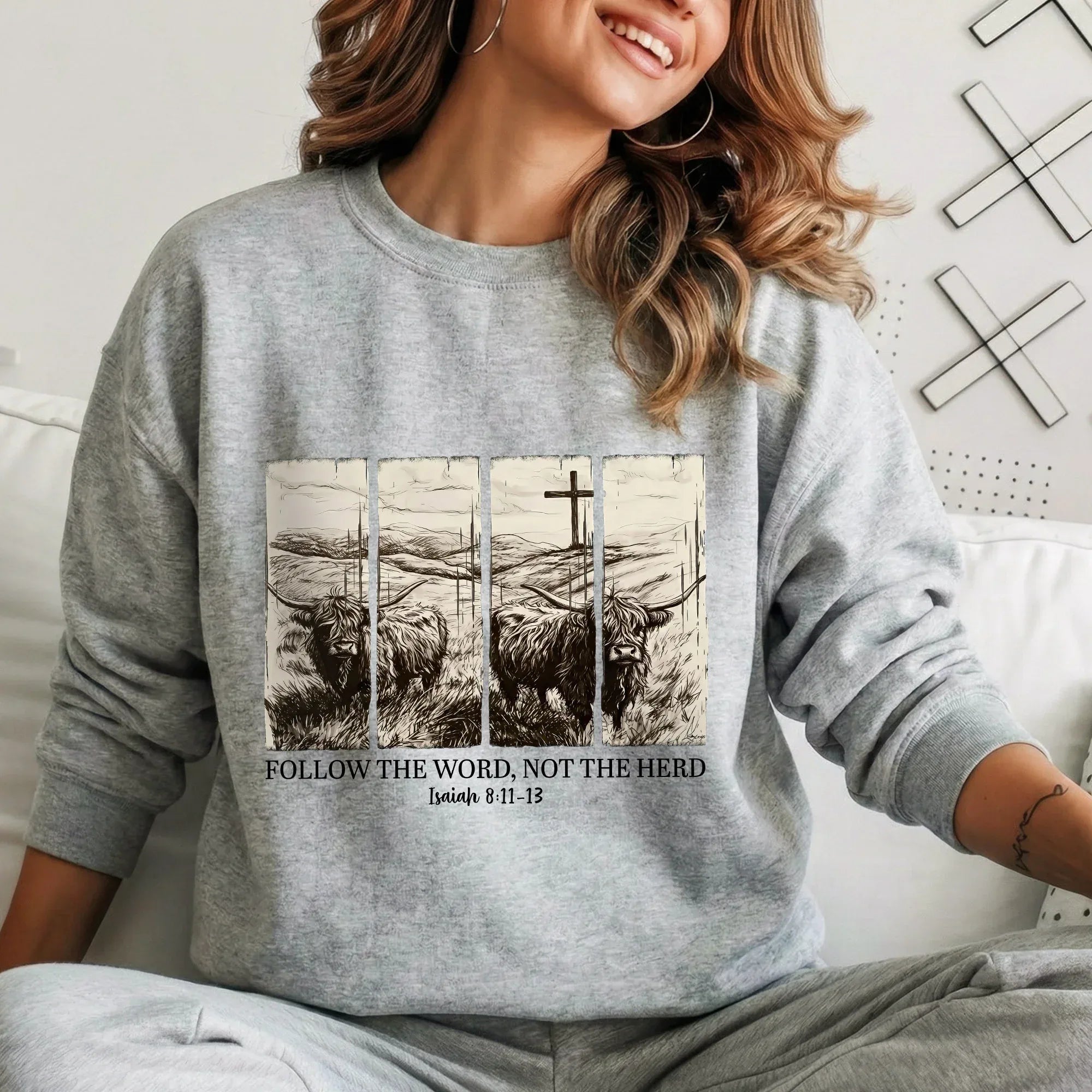 Follow the Word, Not the Herd – Landscape of Creation – Unisex Tshirt / Hoodie / Sweatshirt - Faith Guided Life