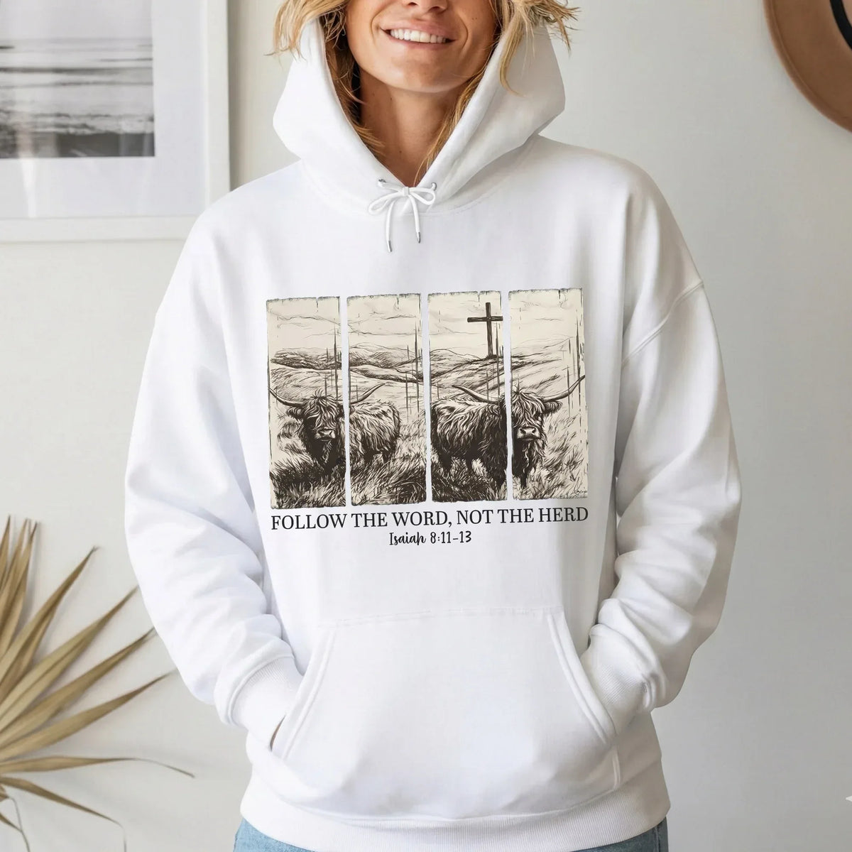 Follow the Word, Not the Herd – Landscape of Creation – Unisex Tshirt / Hoodie / Sweatshirt - Faith Guided Life