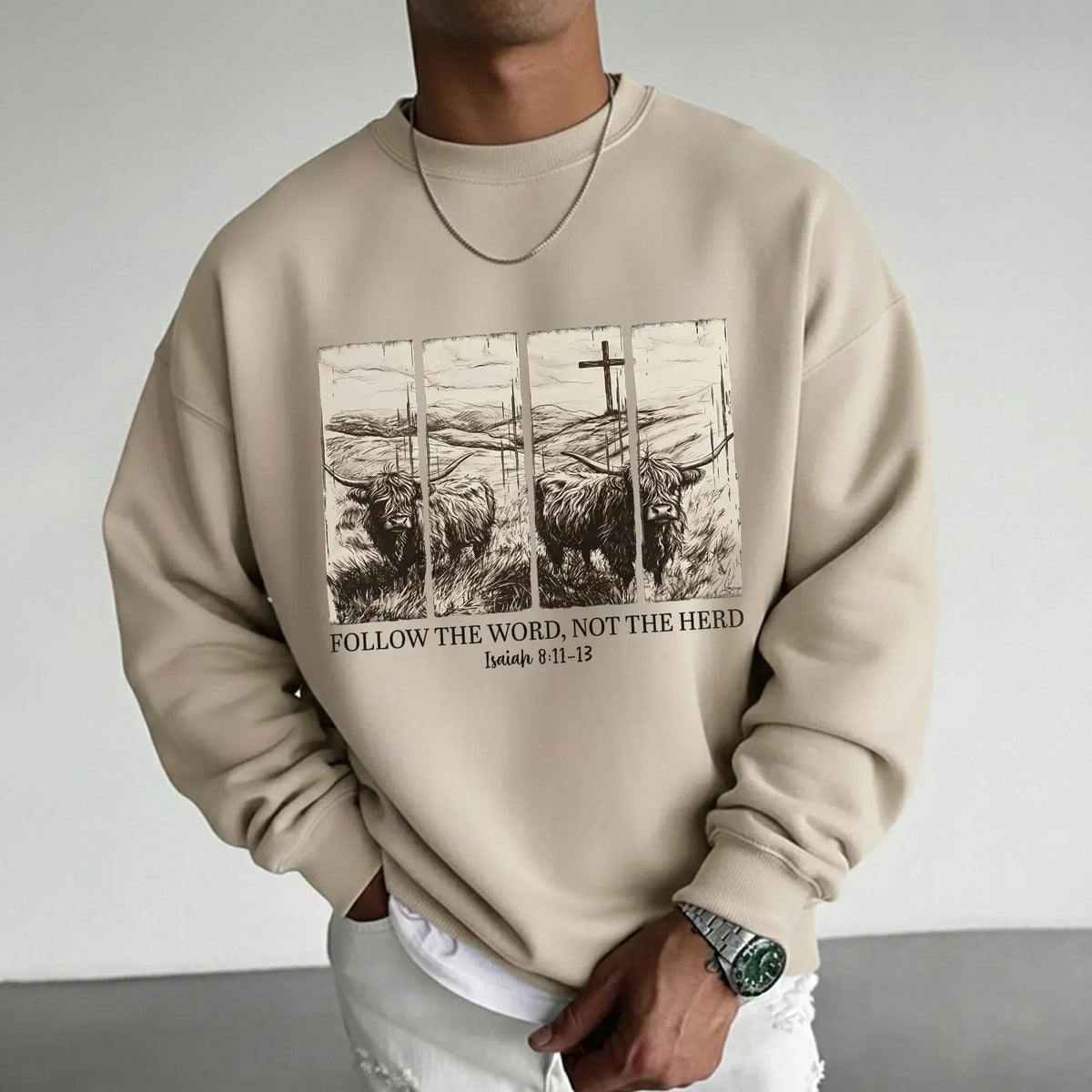 Follow the Word, Not the Herd – Landscape of Creation – Unisex Tshirt / Hoodie / Sweatshirt - Faith Guided Life