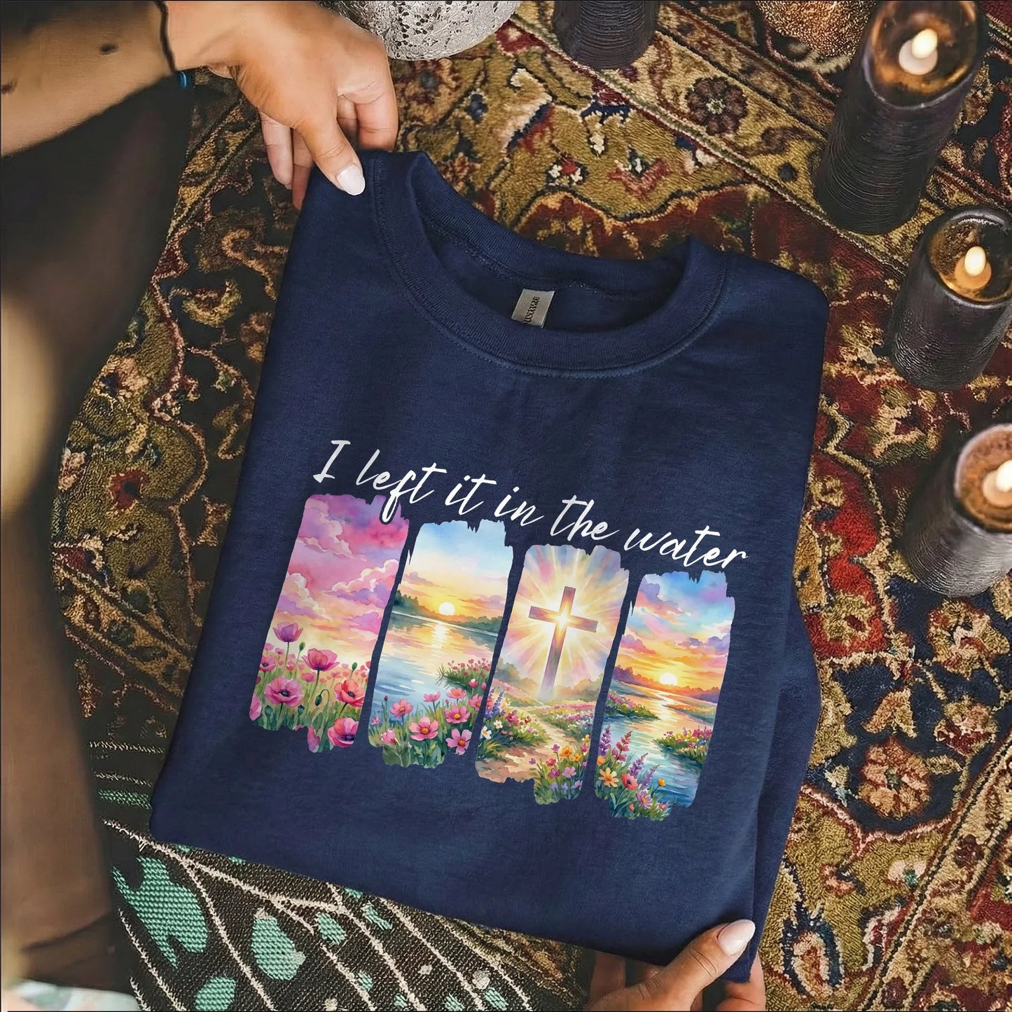 I Left It in the Water Faith Landscape – Landscape of Creation – Unisex Tshirt / Hoodie / Sweatshirt - Faith Guided Life