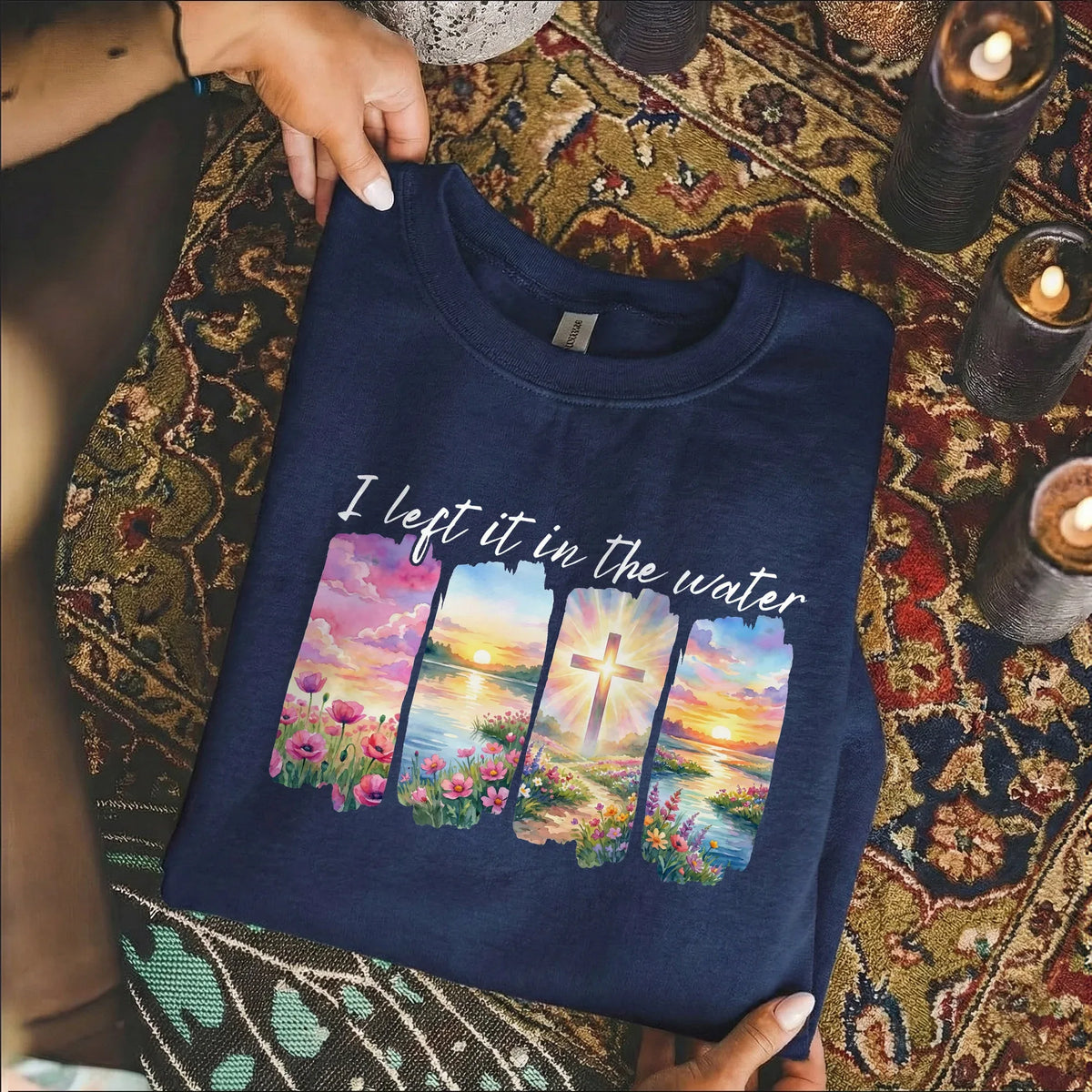 I Left It in the Water Faith Landscape – Landscape of Creation – Unisex Tshirt / Hoodie / Sweatshirt - Faith Guided Life