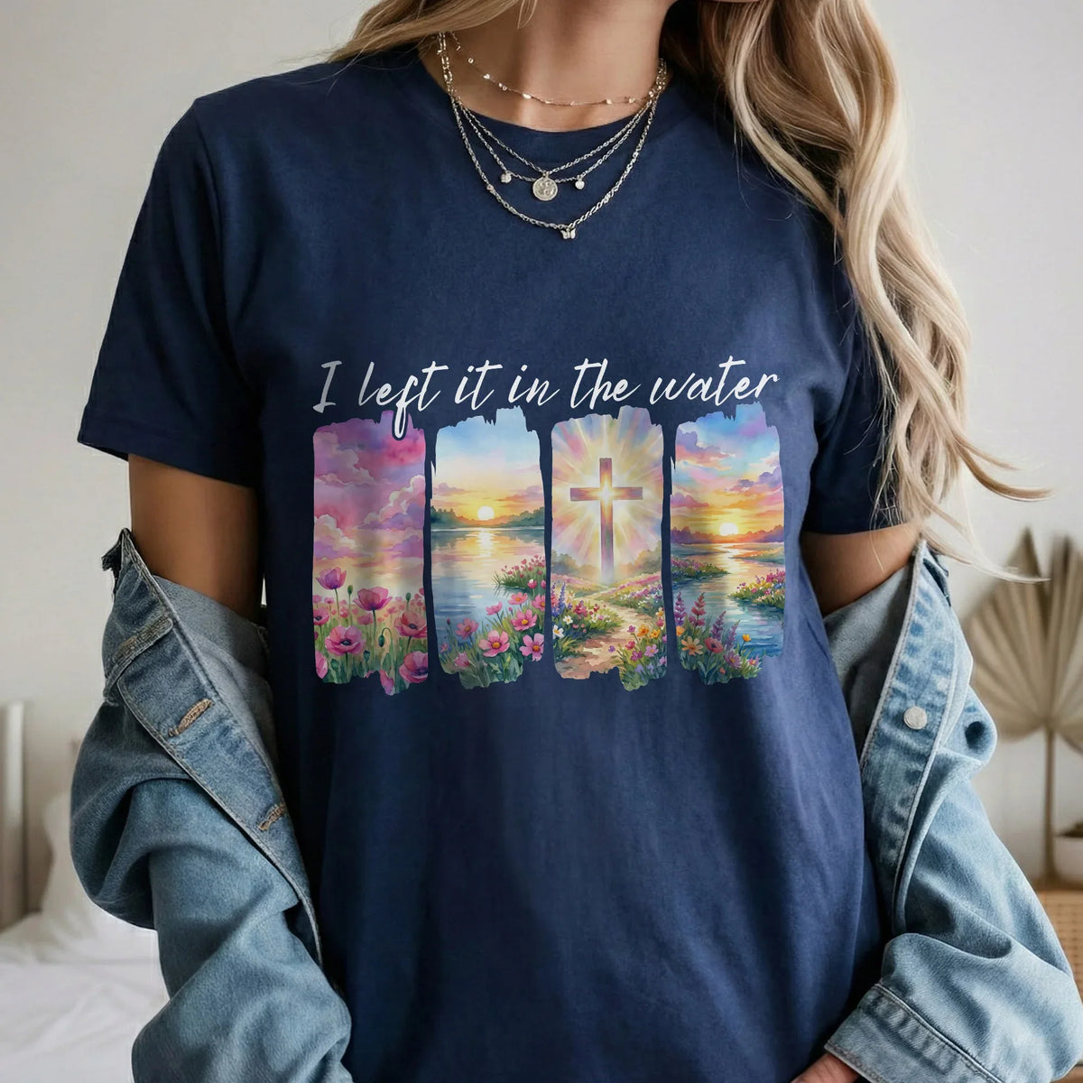 I Left It in the Water Faith Landscape – Landscape of Creation – Unisex Tshirt / Hoodie / Sweatshirt - Faith Guided Life