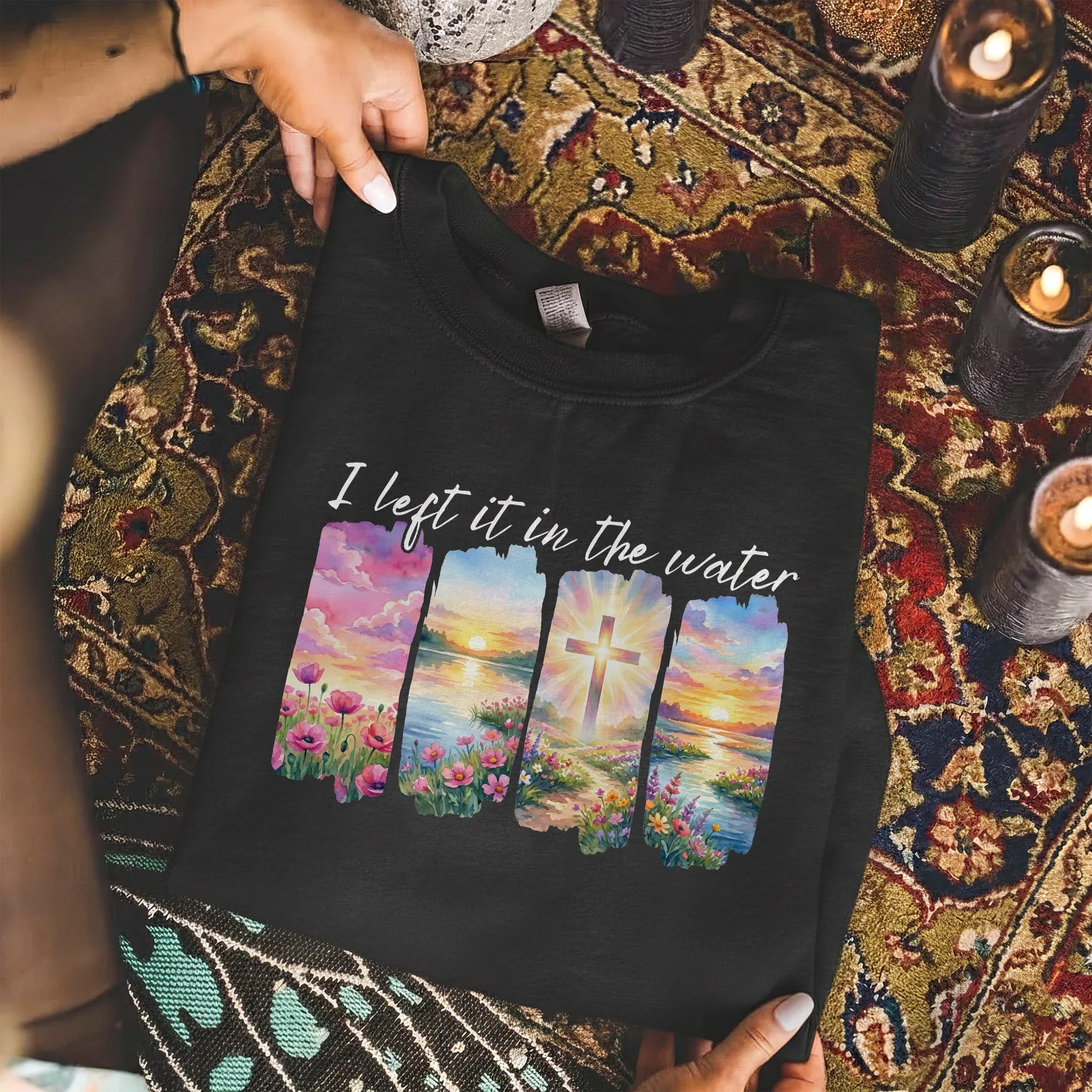 I Left It in the Water Faith Landscape – Landscape of Creation – Unisex Tshirt / Hoodie / Sweatshirt - Faith Guided Life