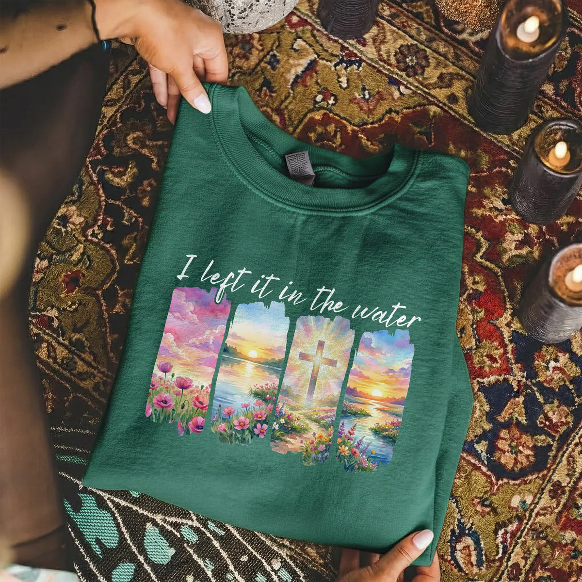 I Left It in the Water Faith Landscape – Landscape of Creation – Unisex Tshirt / Hoodie / Sweatshirt - Faith Guided Life