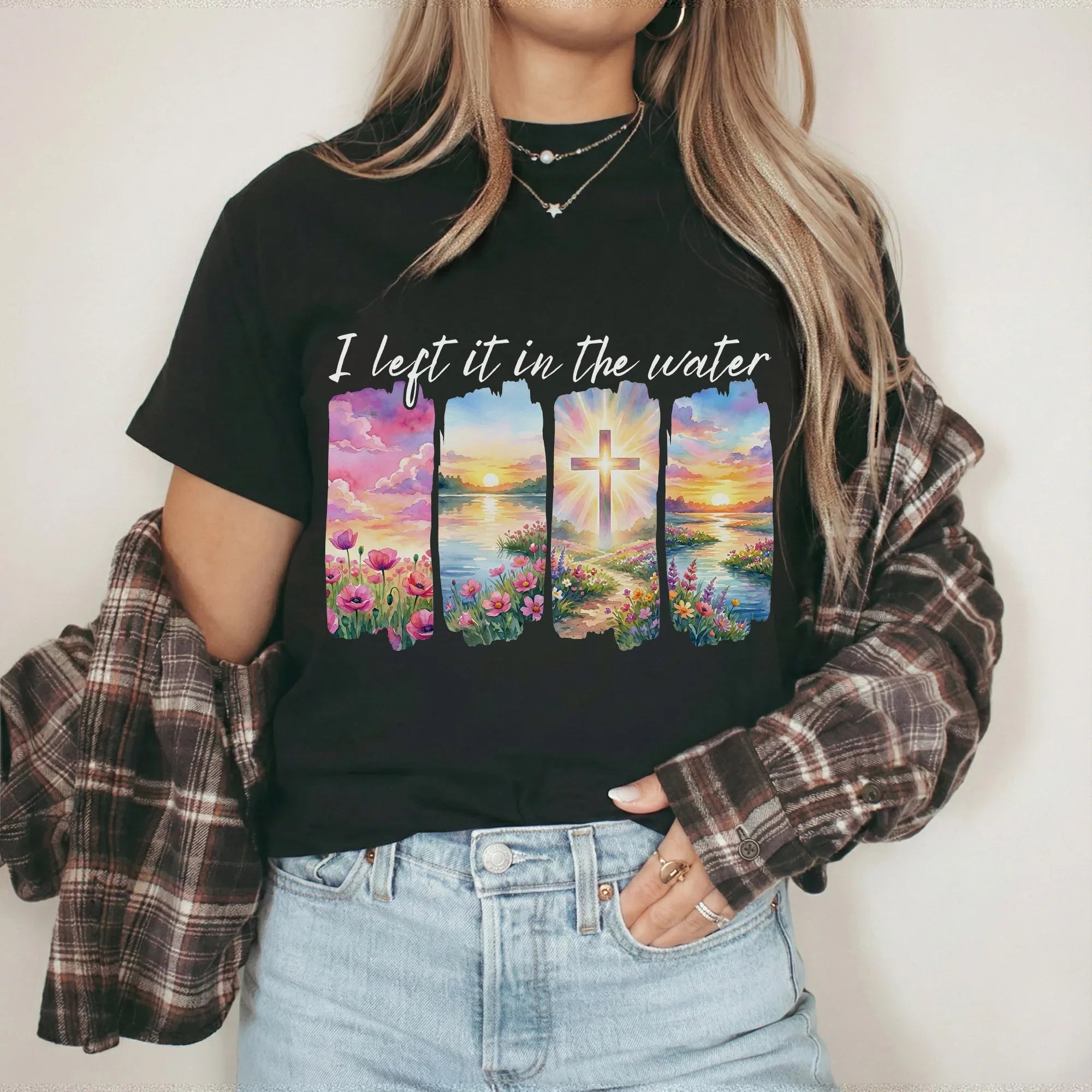I Left It in the Water Faith Landscape – Landscape of Creation – Unisex Tshirt / Hoodie / Sweatshirt - Faith Guided Life